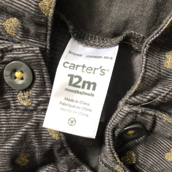 Corduroy heart print dress - Picture 4 of 4